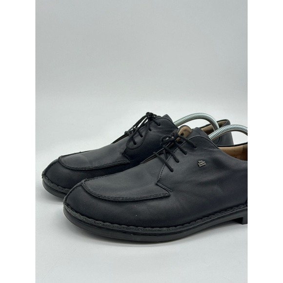 Finn Comfort‎ Shoes Mens 10 Black Oxford Leather Lace Up Round Toe Work Comfort main image 8